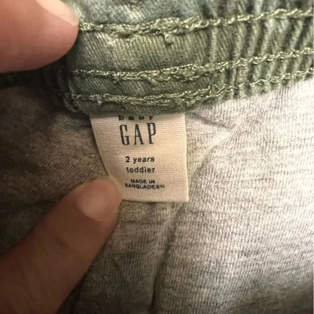 Gap Cotton Camo Print Lined Pants Toddler 2 Years Old euc
